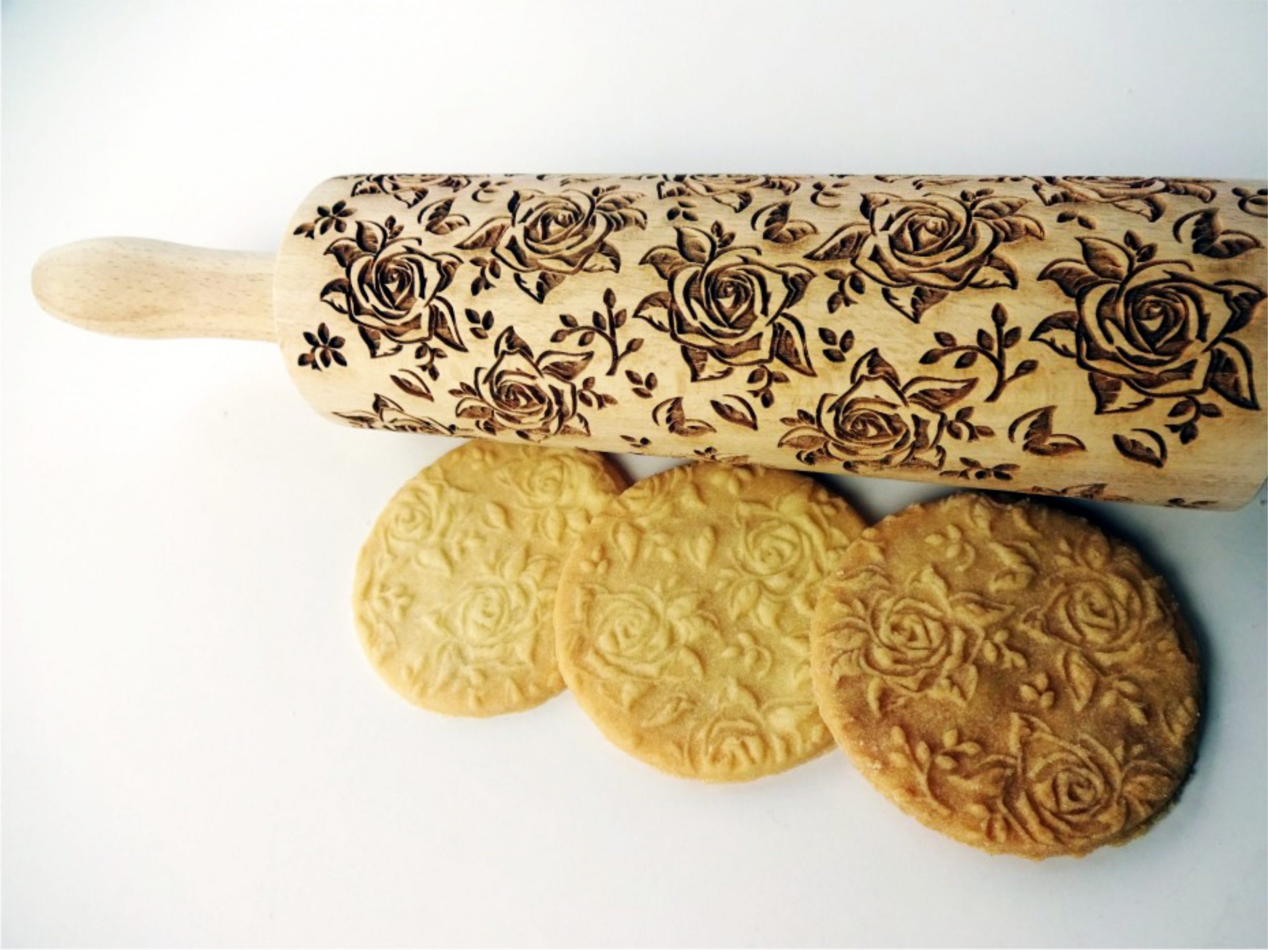 BLOSSOMS WALTZ embossing rolling pin