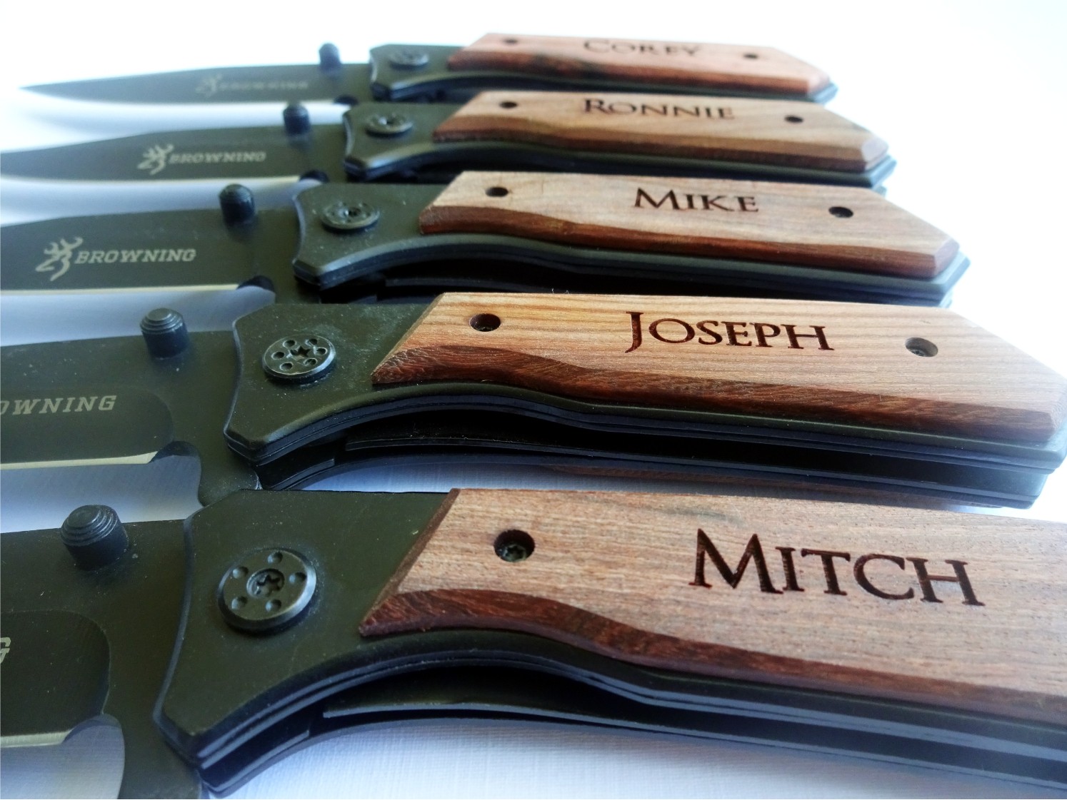 6 SET Personalized Pocket Knives
