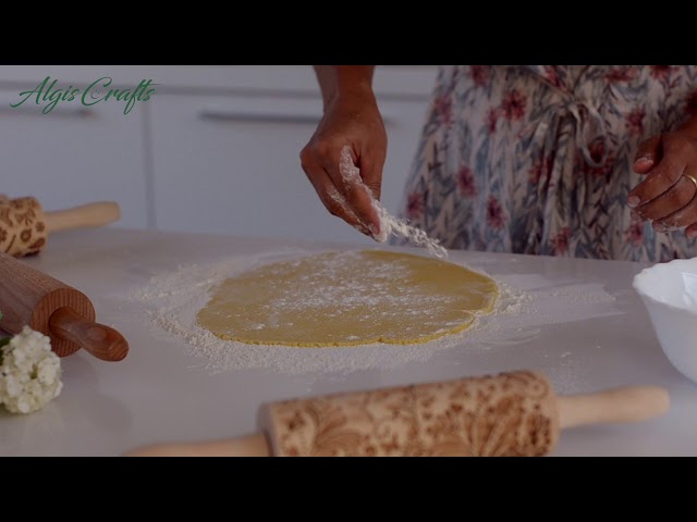 Damascus Roses Rolling Pin 1 Youtube Video
