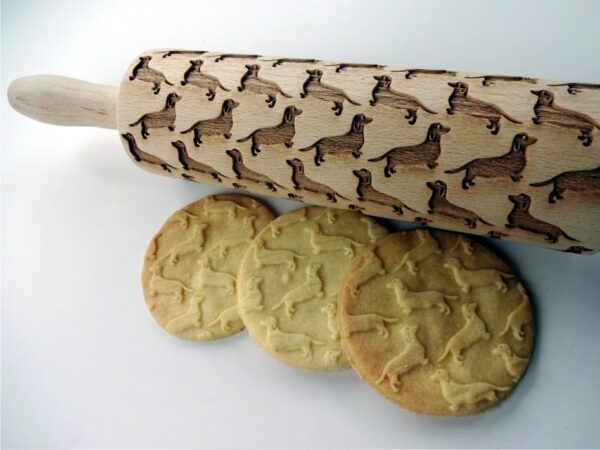 DACHSHUND embossing rolling pin