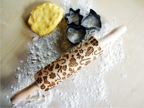 CHRISTMAS GIFTS embossing rolling pin