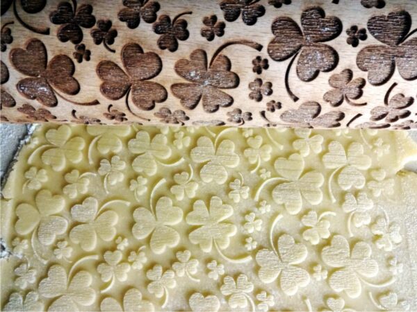 LUCKY CLOVER embossing rolling pin