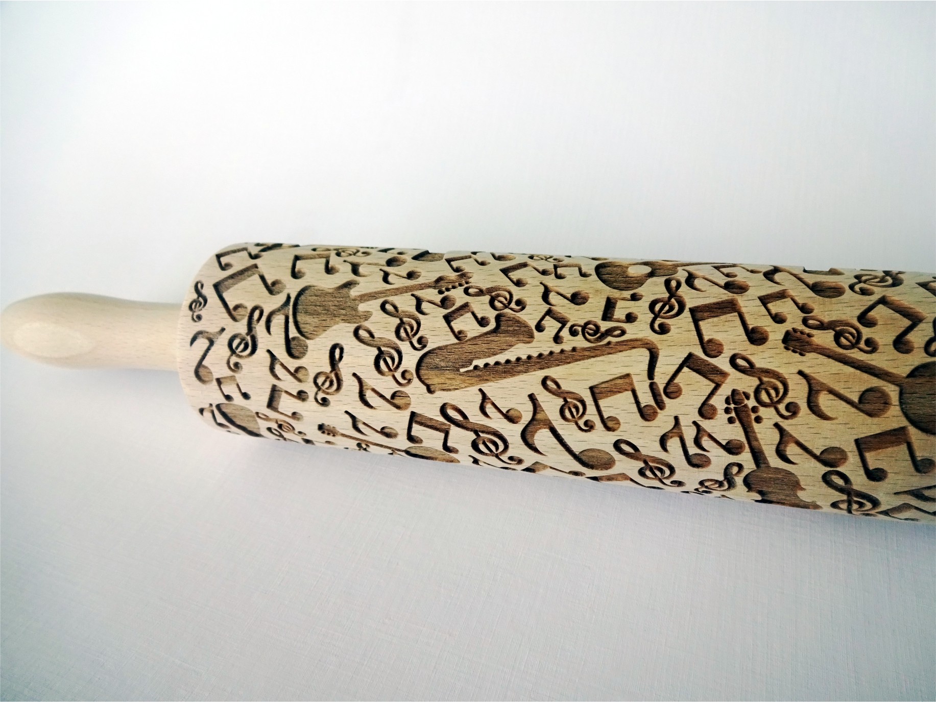 MUSIC INSTRUMENTS Embossing Rolling Pin