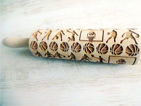 BASKETBALL Embossing Rolling Pin
